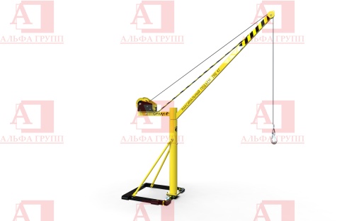 Мини-кран ОРЛАН строительный переносной с поворотной стрелой (250 кг) Мини-кран ОРЛАН строительный переносной с поворотной стрелой (250 кг)